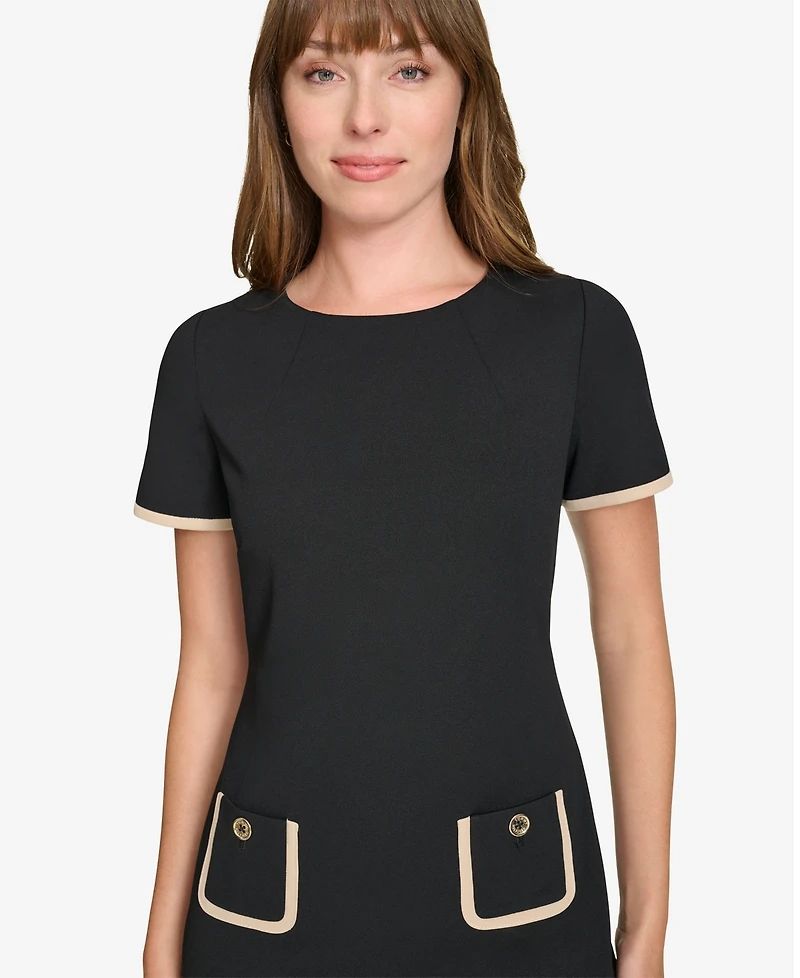 Tommy Hilfiger Petite Short-Sleeve Shift Dress