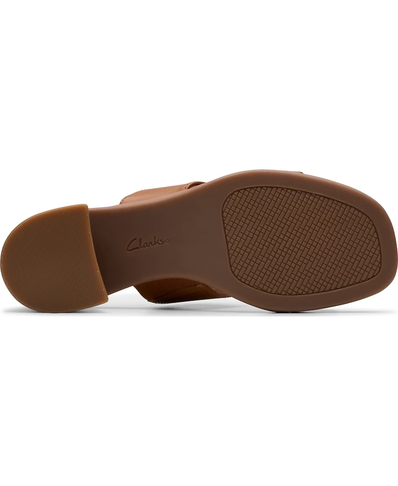 Clarks Collection Women's Jaylan Dusk Block Heel Sandals