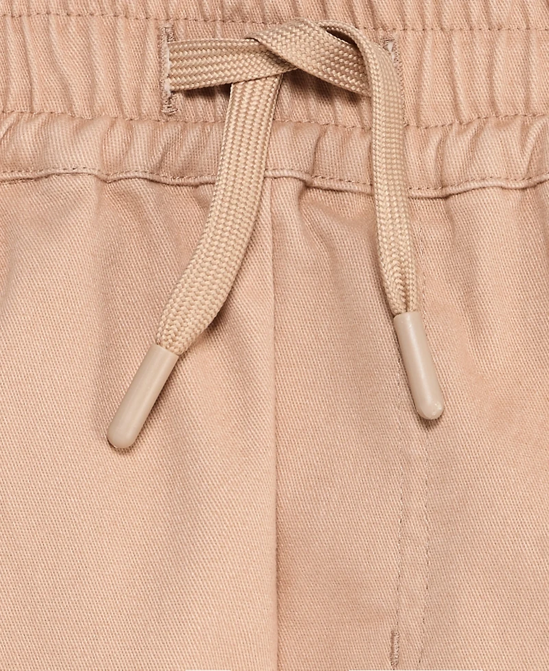 Epic Threads Toddler Boys Drawstring Twill Jogger Pants, Created for Macy's