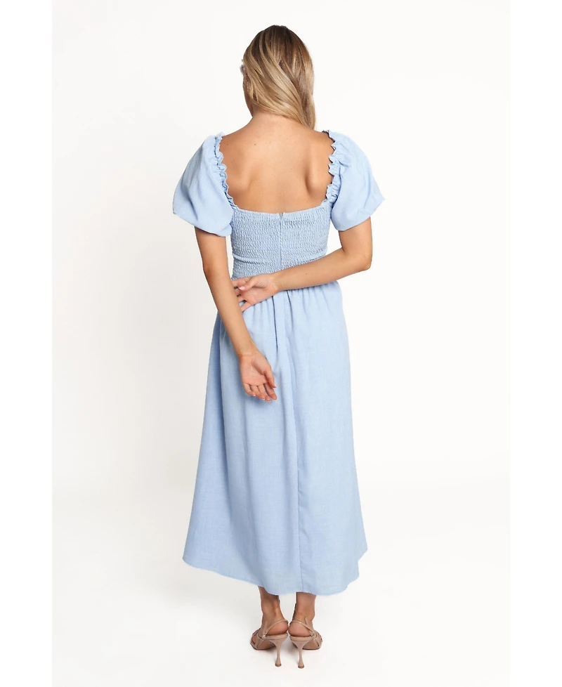 Petal and Pup Women's Cintra Puff Sleeve Maxi Dress