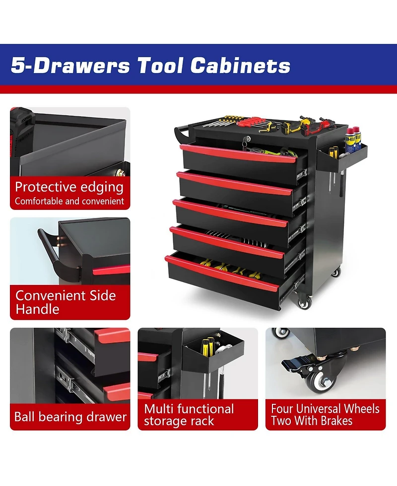 Mondawe -Drawer Rolling Tool Chest