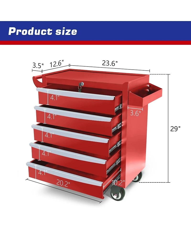 Mondawe -Drawer Rolling Tool Chest