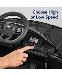 Best Choice Products Kids 12V Electric Ride-On Car Officially Licensed Ford Mustang w/ Remote, Led Lights