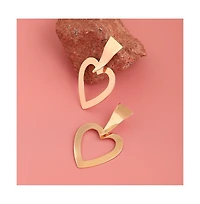 Sohi Women's Heart Drop Earrings