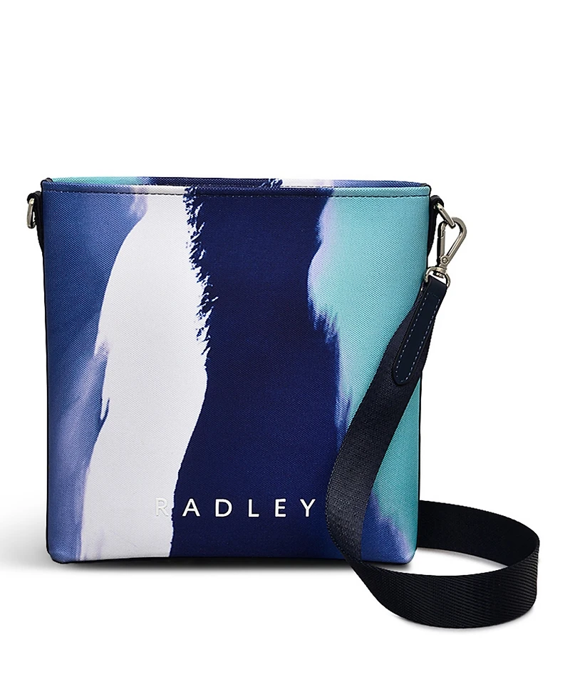 Radley London Southwell Gardens Stripe Zip Top Crossbody Bag