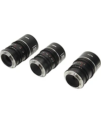 Venus Laowa Nanomorph S35 Prime 3-Lens Bundle with 35mm, 50mm T2.4 and 27mm T2.8 Anamorphic Lens for Fuji X, Silver Flare