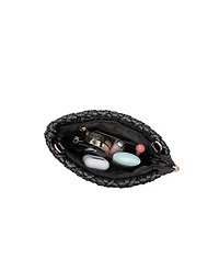 Melie Bianco Daisy Woven Small Crossbody Bag