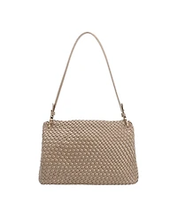 Melie Bianco Natalia Woven Large Shoulder Bag