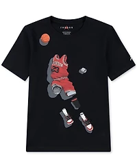 Jordan Big Boys Ghost Man Graphic T-Shirt