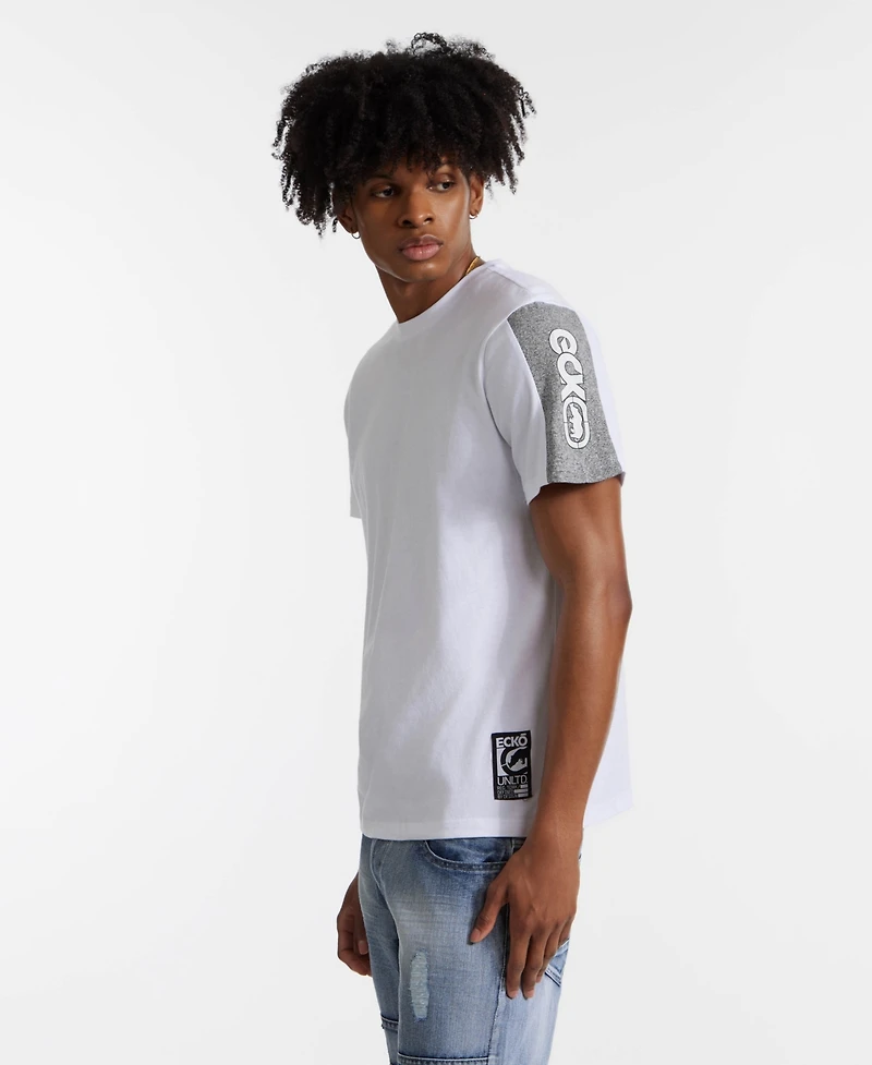 Ecko Unltd Men's Short Sleeve Contrast Knit T-Shirt