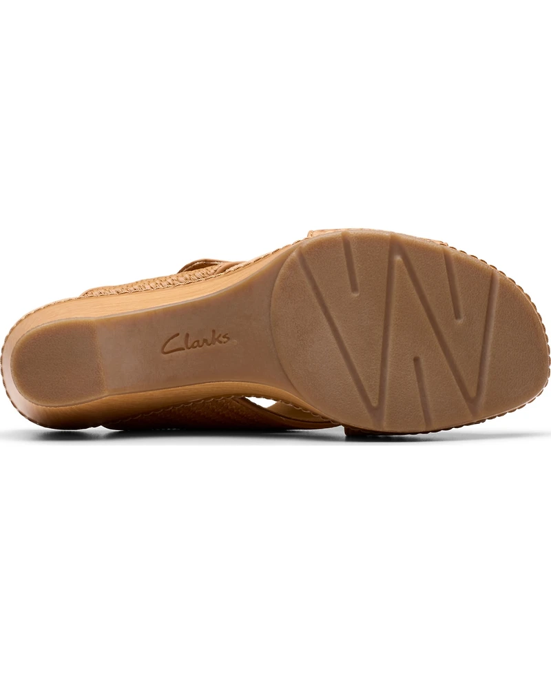 Clarks Collection Women's Seannah Nora Wedge Sandals
