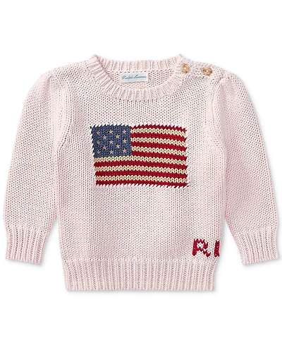 Polo Ralph Lauren Baby Girls Flag Sweater