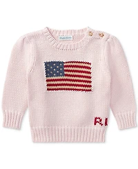 Polo Ralph Lauren Baby Girls Flag Sweater