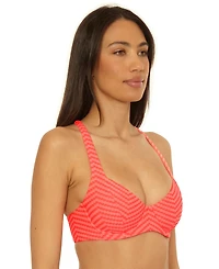 Becca Women's Connect Underwire Halter Bikini Top
