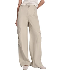 Dkny Jeans Women's High Rise Cotton Cargo