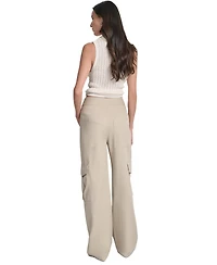 Dkny Jeans Women's High Rise Cotton Cargo