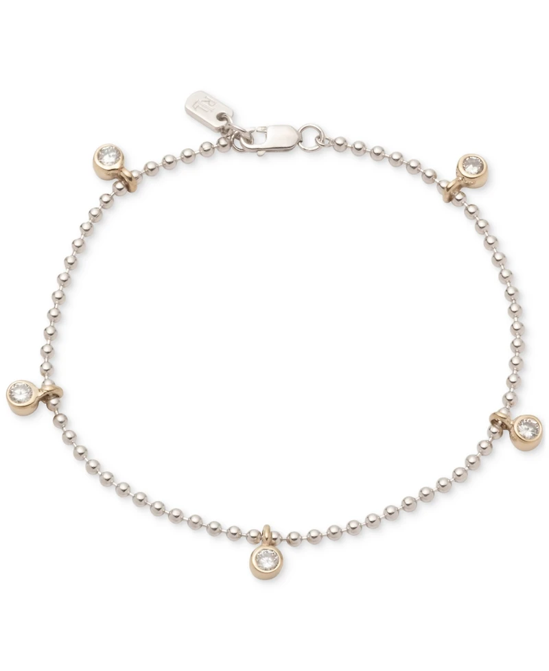Lauren Ralph Lauren Cubic Zirconia Sterling Silver Flex Bracelet