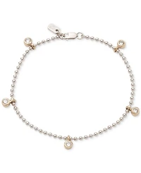 Lauren Ralph Lauren Cubic Zirconia Sterling Silver Flex Bracelet