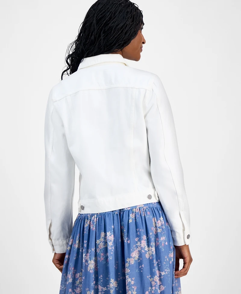 Lucky Brand Cotton Denim Trucker Jacket