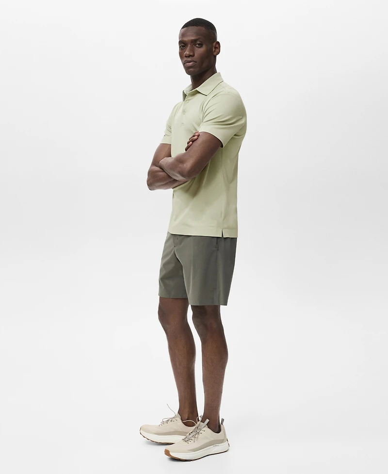 Mango Men's Coolmax Slim-Fit Polo Shirt