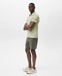 Mango Men's Coolmax Slim-Fit Polo Shirt