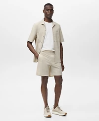Mango Men's Water-Repellent Bermuda Shorts