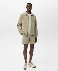 Mango Men's Water-Repellent Bermuda Shorts