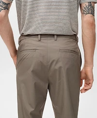 Mango Men's Slim-Fit Cotton Pants