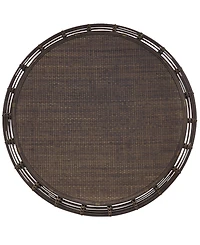 Gallerie Decor 35" Java Rattan Handwoven Coffee Table