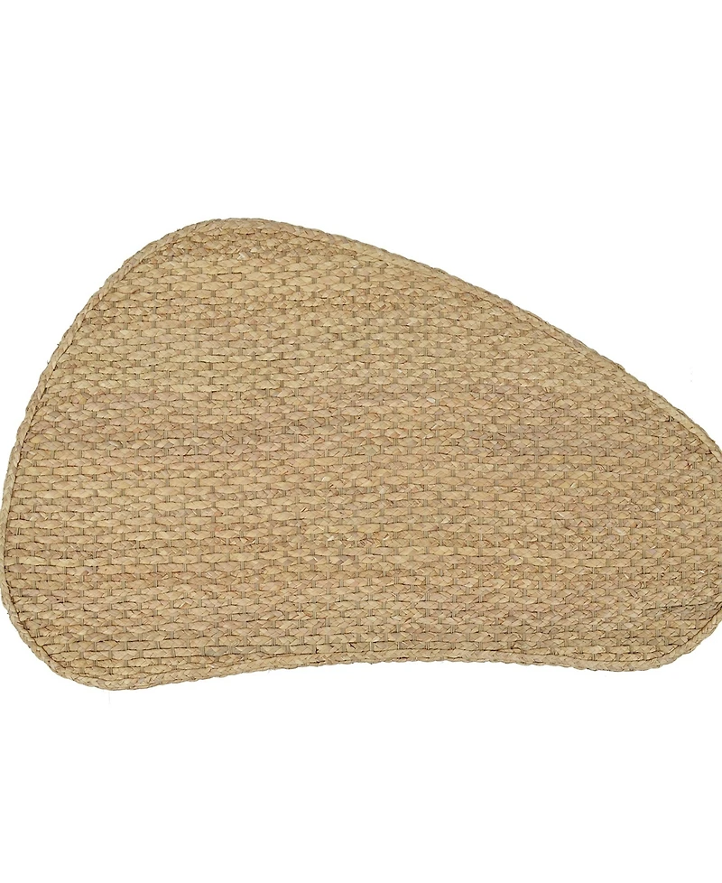 Gallerie Decor 48.5" Water Hyacinth Woven Top Coffee Table