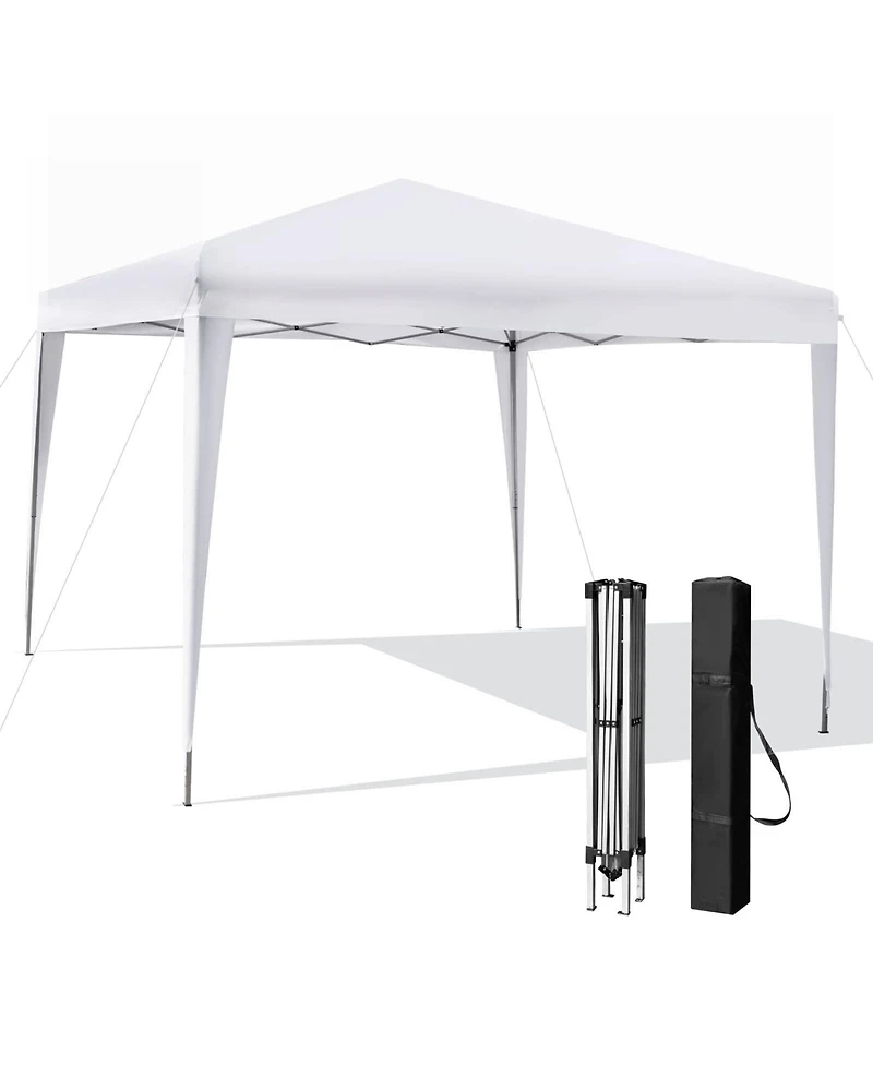10 x 10 Feet Outdoor Pop-up Patio Canopy for Beach and Camp