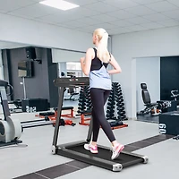 Folding Electric Compact Walking Treadmill with App Control and Built-in Speaker Home Exercise Machine