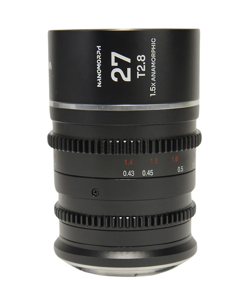 Venus Laowa Nanomorph 27mm T2.8 1.5x S35 Anamorphic Lens for Canon Rf, Silver Flare