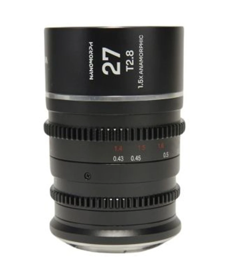 Venus Laowa Nanomorph 27mm T2.8 1.5x S35 Anamorphic Lens For Canon Rf Silver Flare