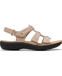 Clarks Women's Collection Laurieann Ivy Rip Tape Sandals