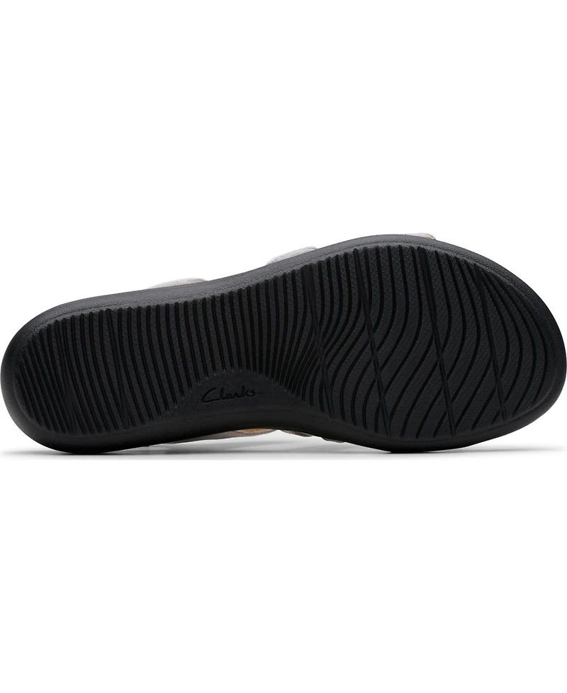 Clarks Women's Collection Laurieann Ivy Rip Tape Sandals