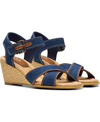 Clarks Collection Women's Emmalae Iris Wedge Sandals