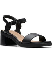 Clarks Collection Women's Jaylan Ray Square Toe Sandals