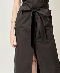English Factory Women's Cotton Collared Button Dress