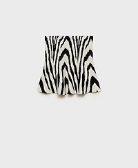 Mango Women's Strapless Knitted Top