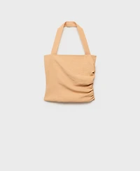 Mango Women's Gathered Detail Lyocell Top