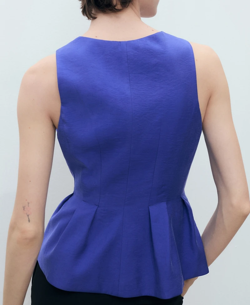 Mango Women's Modal V-Neck Top