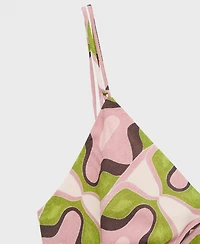 Mango Women's Abstract Printed Midi Dress