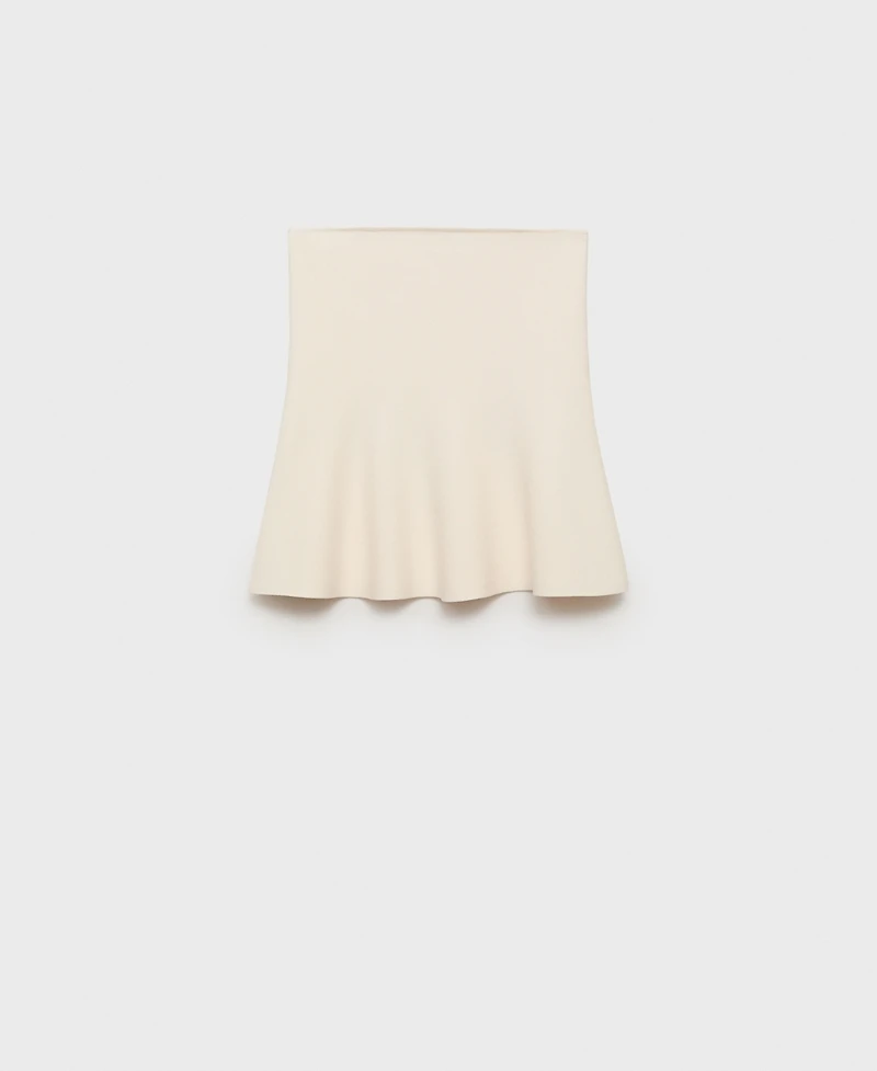 Mango Women's Strapless Knitted Top