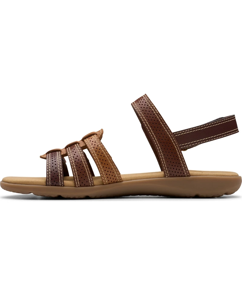 Clarks Collection Women's Elizabelle Kay Riptape Flat Sandals