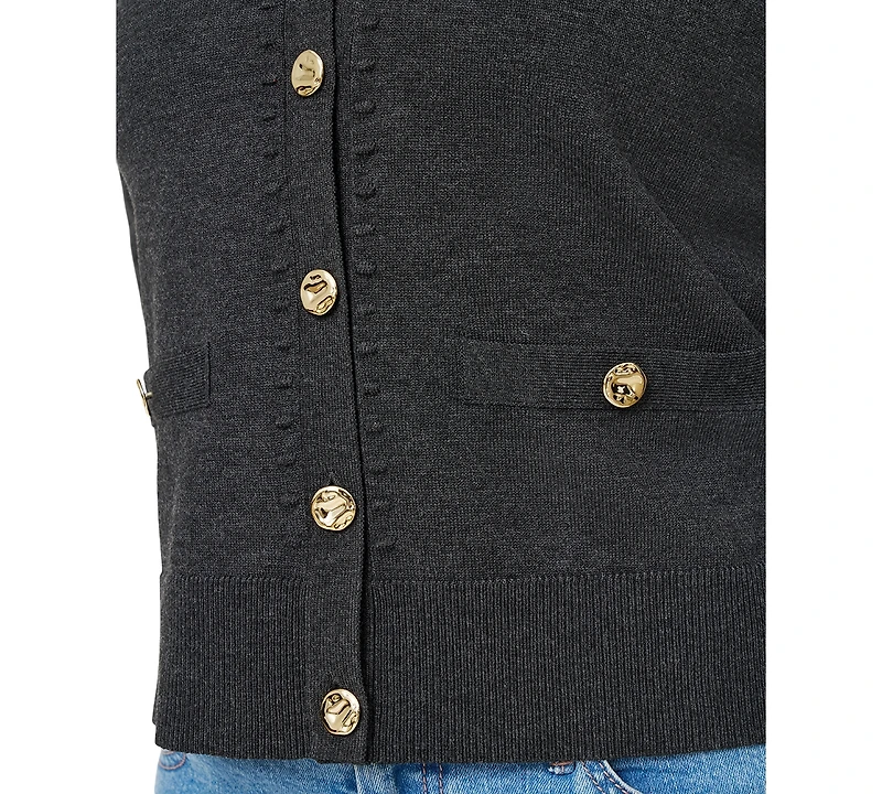 Melissa Paige Women's V-Neck 3/4-Sleeve Cardigan