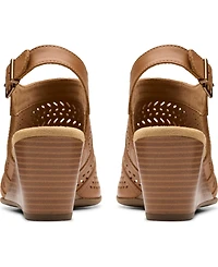 Clarks Collection Women's Emmalae Hope Wedge Sandals
