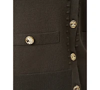 Melissa Paige Women's V-Neck 3/4-Sleeve Cardigan