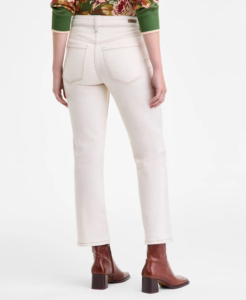 Liverpool Los Angeles Women's Kennedy Mid-Rise Crop Straight Jeans