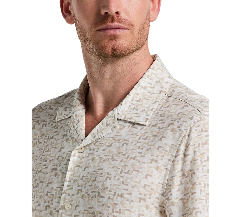 Perry Ellis Men's Regular-Fit Brushstroke Shirt